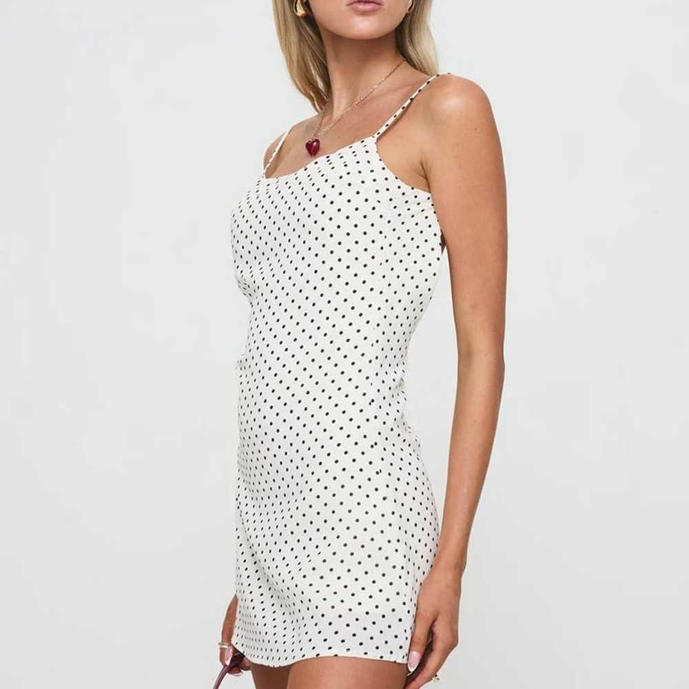 Princess polly cookie  MINI DRESS WHITE POLKA DOT - image 4