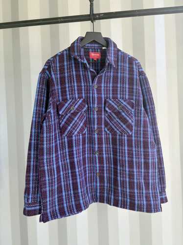 Supreme Supreme Heavy Flannel Blue