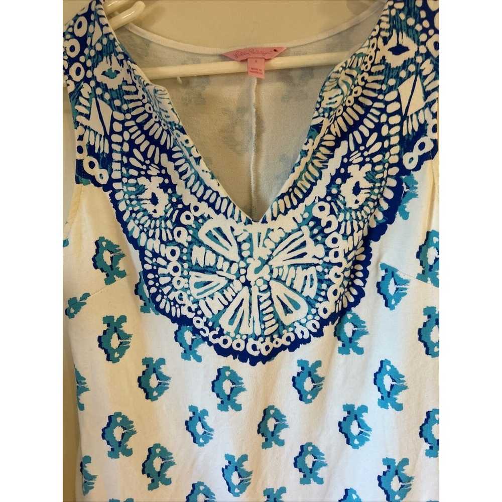 Lilly Pulitzer Harper Shift Dress To The Sea Turt… - image 2