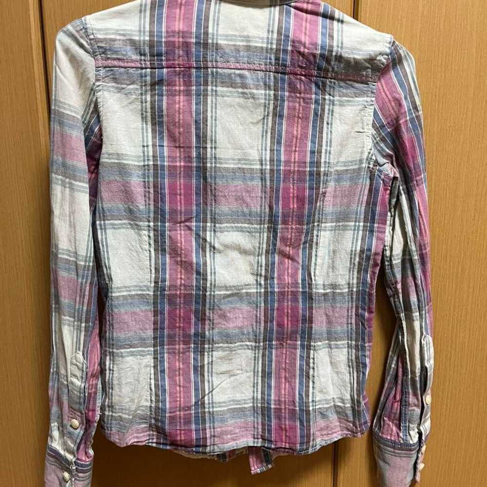 LE CIEL BLEU Women's Checkered Long Sleeve Shirt … - image 2