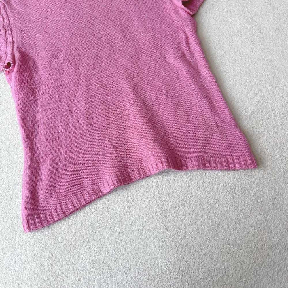 v183 HARTFORD 【2】Wool Cashmere Short-Sleeve Knit - image 3