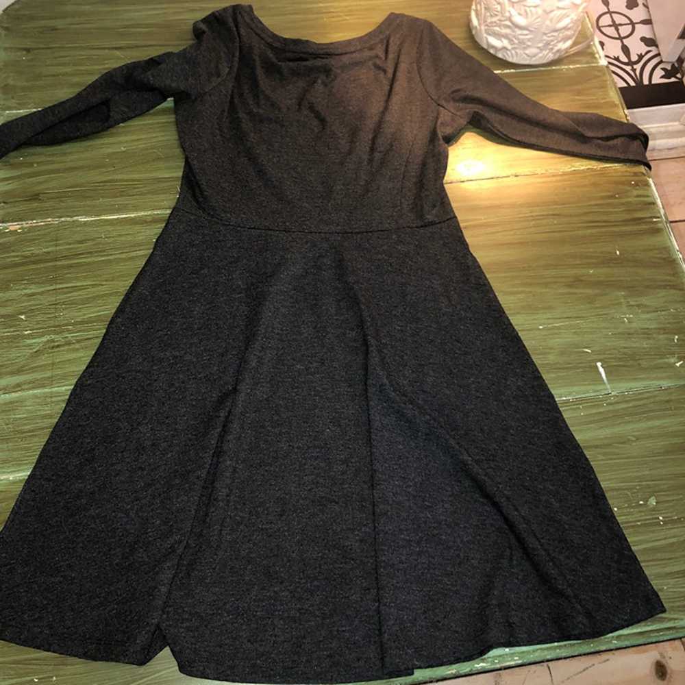 Toad&Co NWOT Charcoal Fit & Flare Dress - Size S … - image 5