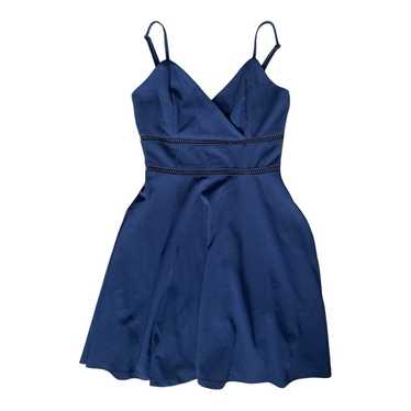 Navy blue mini dress