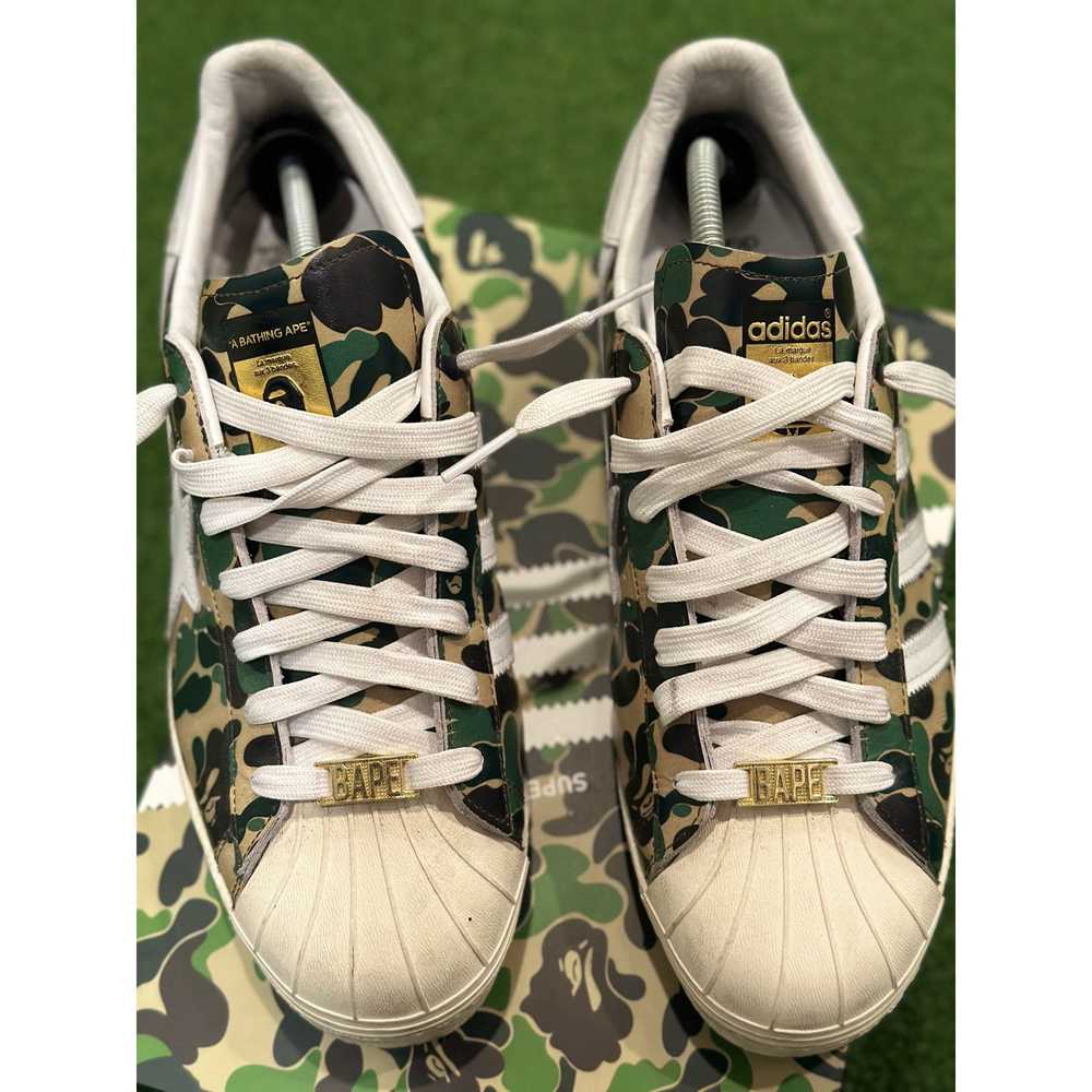 Adidas Size 11.5 - Adidas Superstar Bape ABC Camo… - image 3