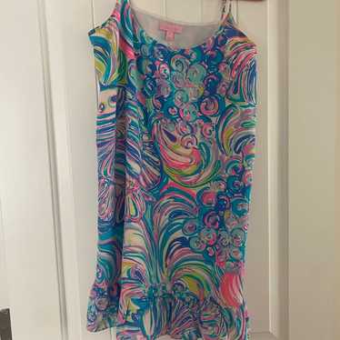 Lilly Pulitzer silk slip dress