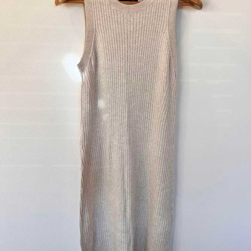 BANANA REPUBLIC Ribbed Knit Sleeveless Long Dress - image 1