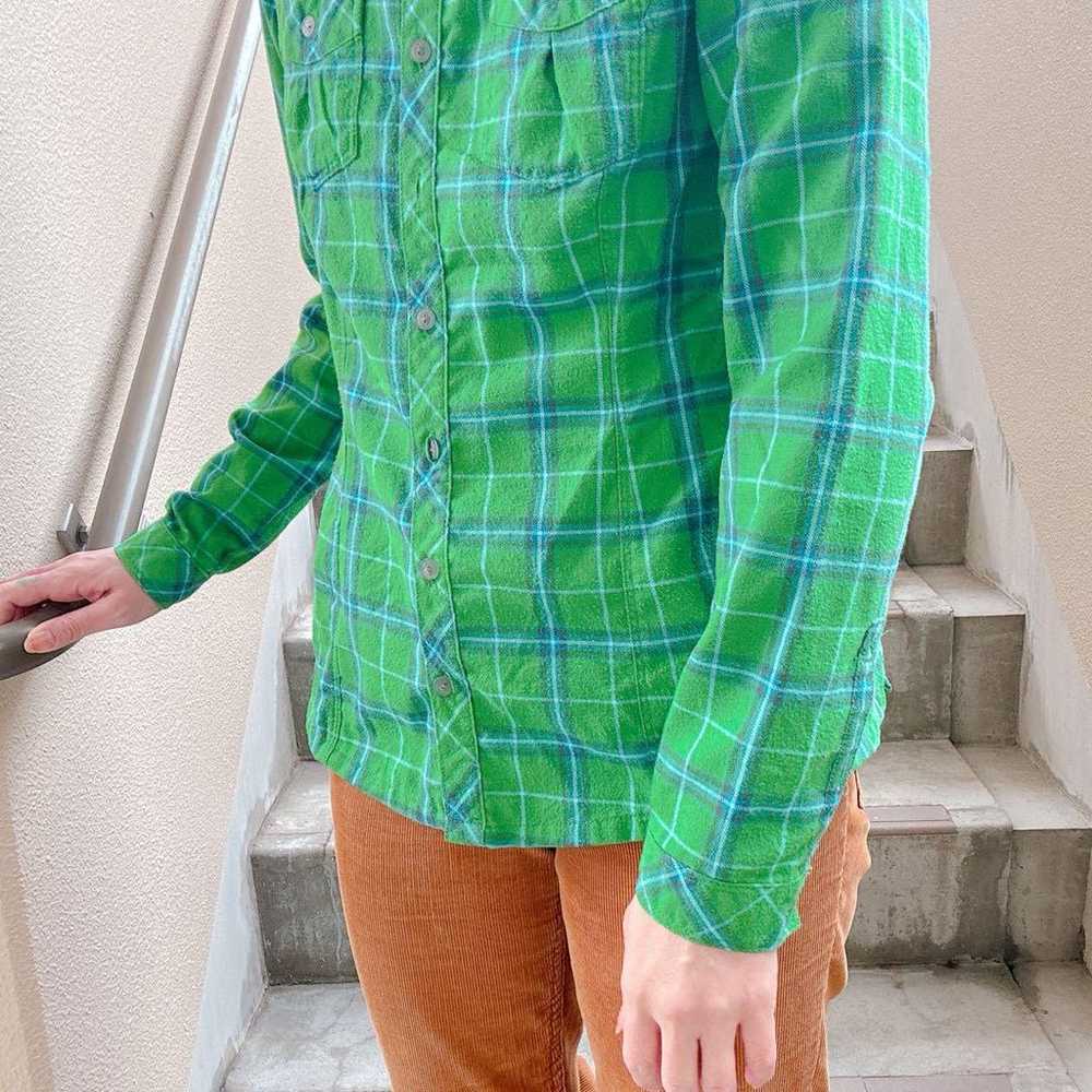 Used plaid shirt, check shirt. - image 3