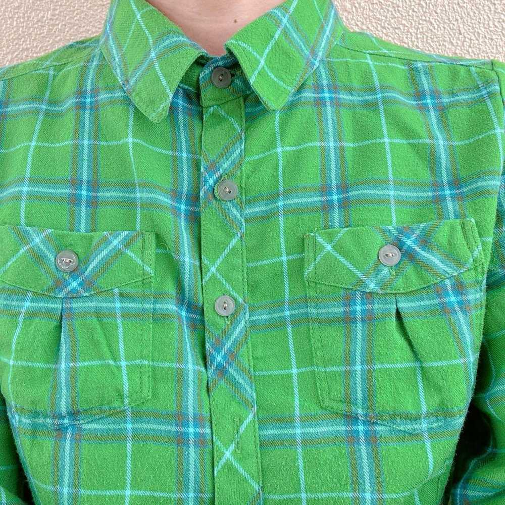 Used plaid shirt, check shirt. - image 4