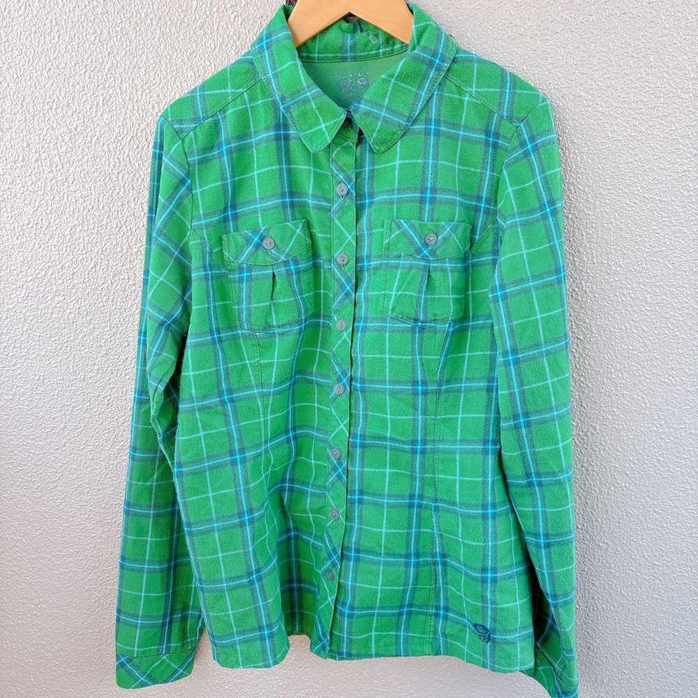 Used plaid shirt, check shirt. - image 7