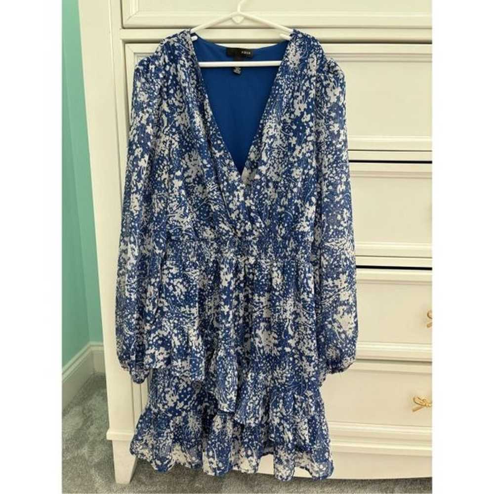 NWOT AQUA  Floral Print Ruffled Mini Dress, $100 - image 2