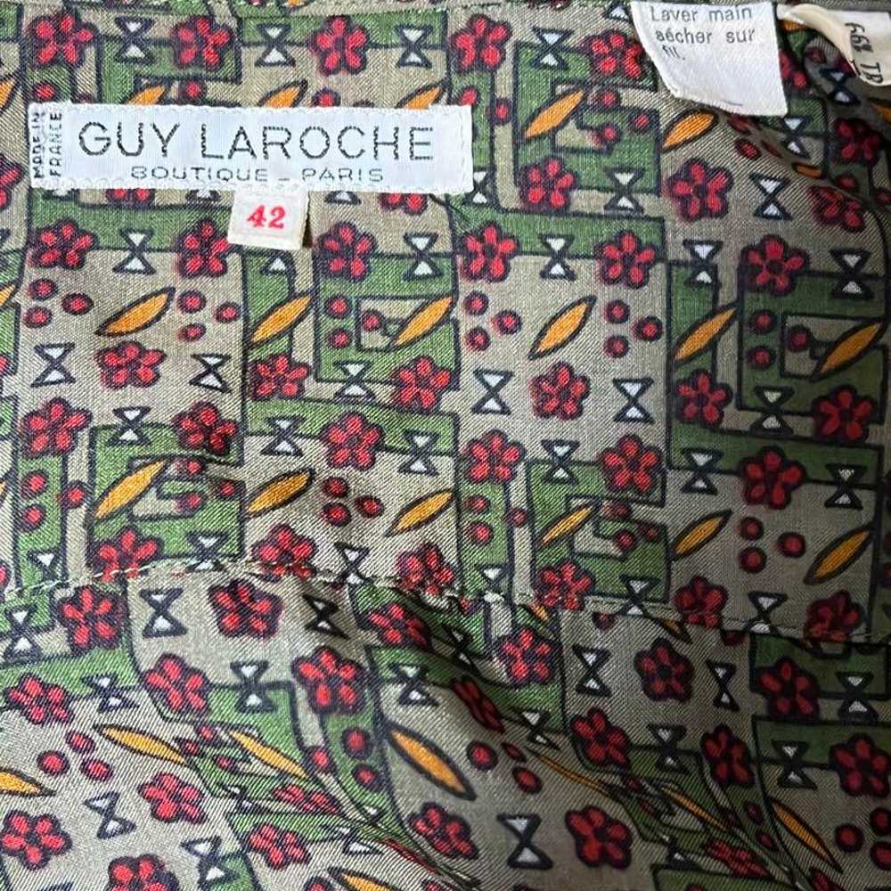 France Vintage 70s GUY LAROCHE Blouse - image 4