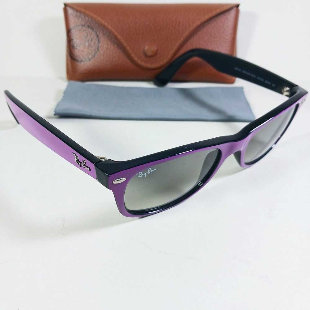 RayBan Ray Ban RB 2132 Black/Purple New Wayfarer … - image 1