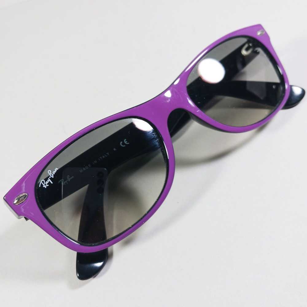 RayBan Ray Ban RB 2132 Black/Purple New Wayfarer … - image 5