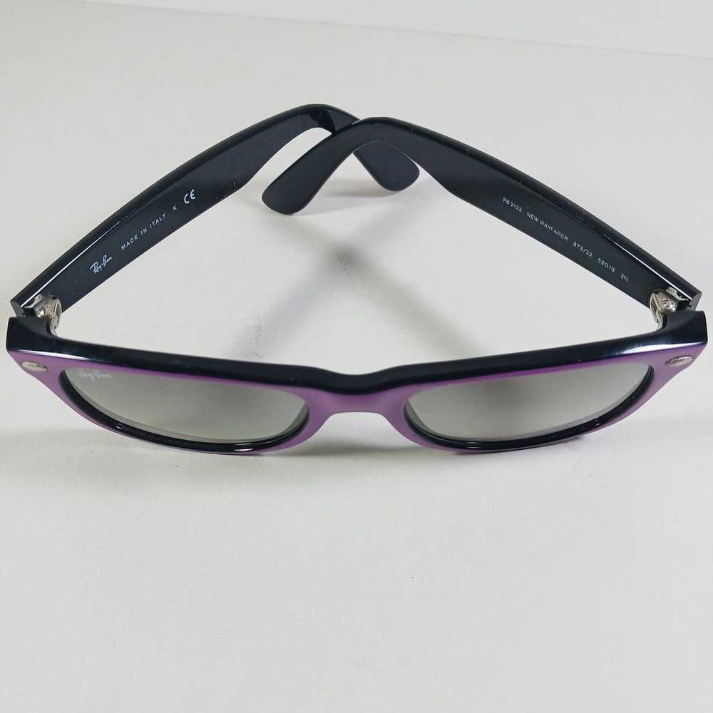 RayBan Ray Ban RB 2132 Black/Purple New Wayfarer … - image 7