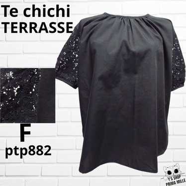 Te chichi TERRASSE Blouse Cut and Sew Lace Black p