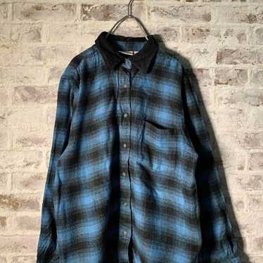 【Vintage】Flannel Shirt American Casual Checkered B