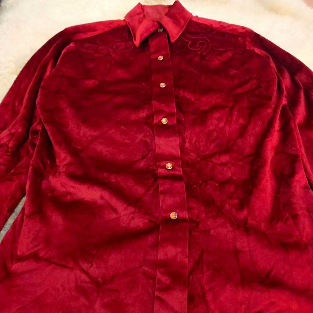 Vintage Panhandle Slim velvet shirt, western shir… - image 5