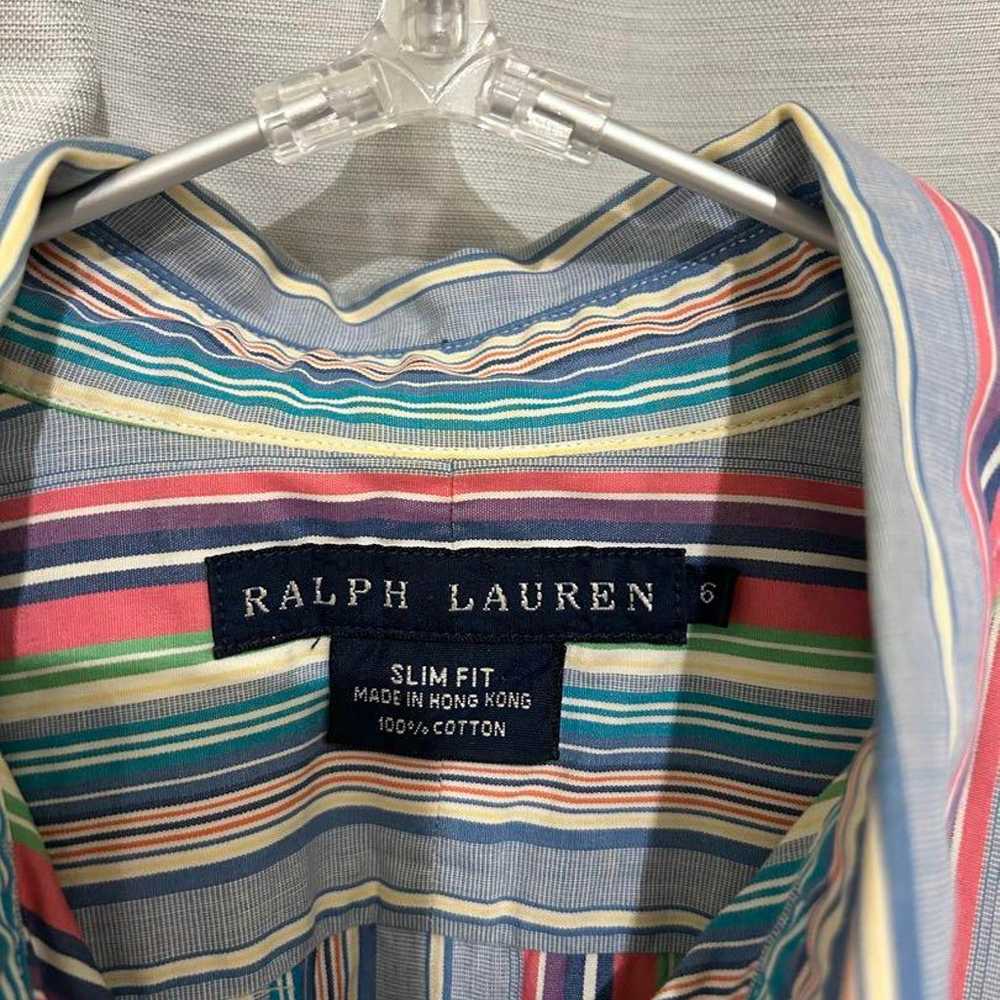 Ralph Lauren Multicolor Striped Long Sleeve Shirt… - image 5