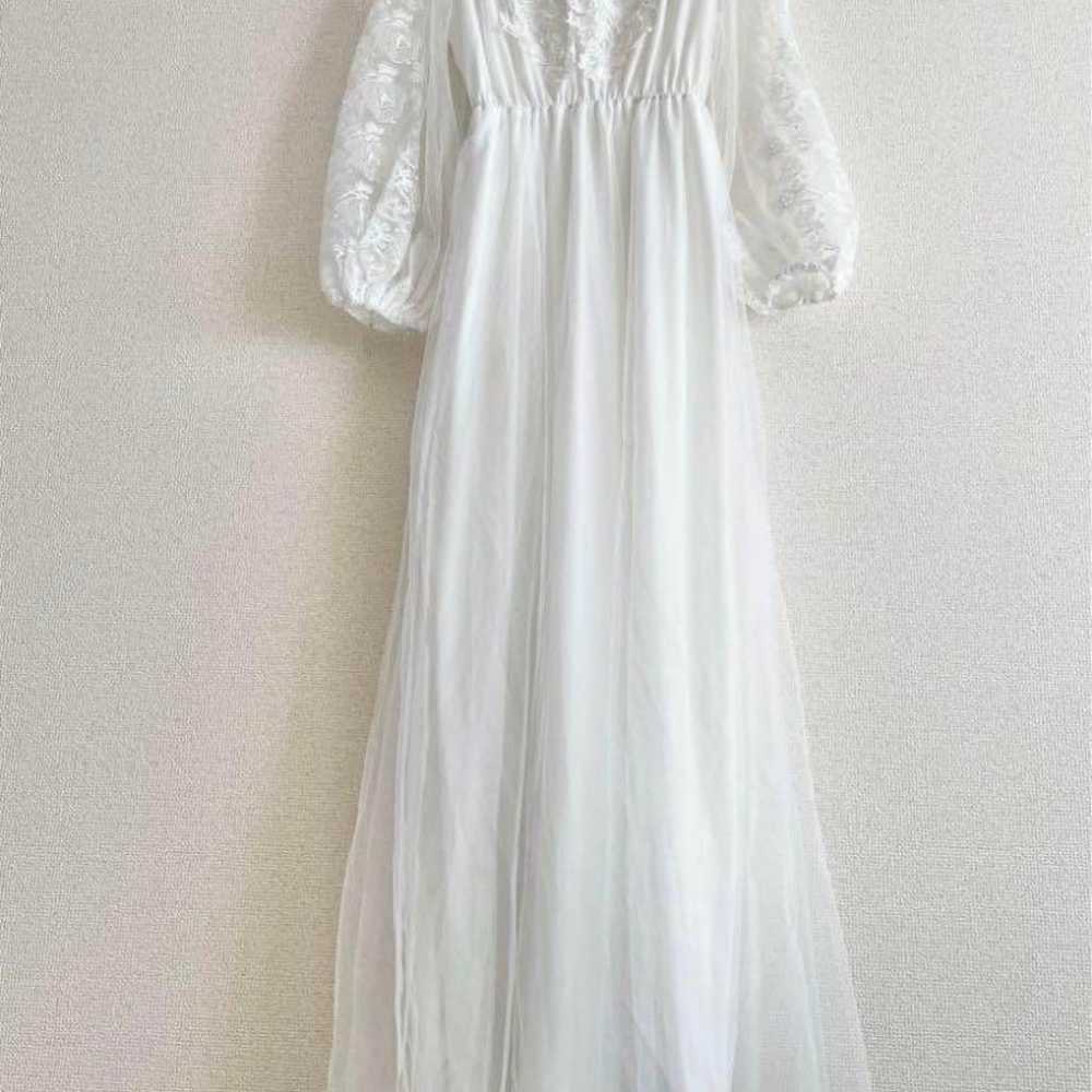 Wedding Dress Pre-Shooting Maternity Long Dress L… - image 7