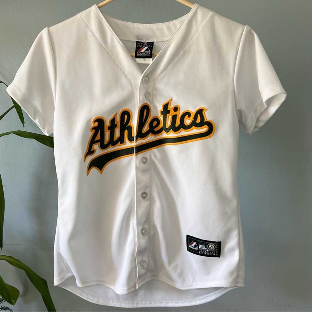 Vintage Oakland Athletics womens jersey Majestic … - image 1