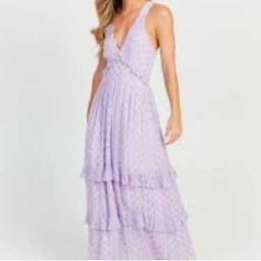 altard state lilac boho coquette maxi dress