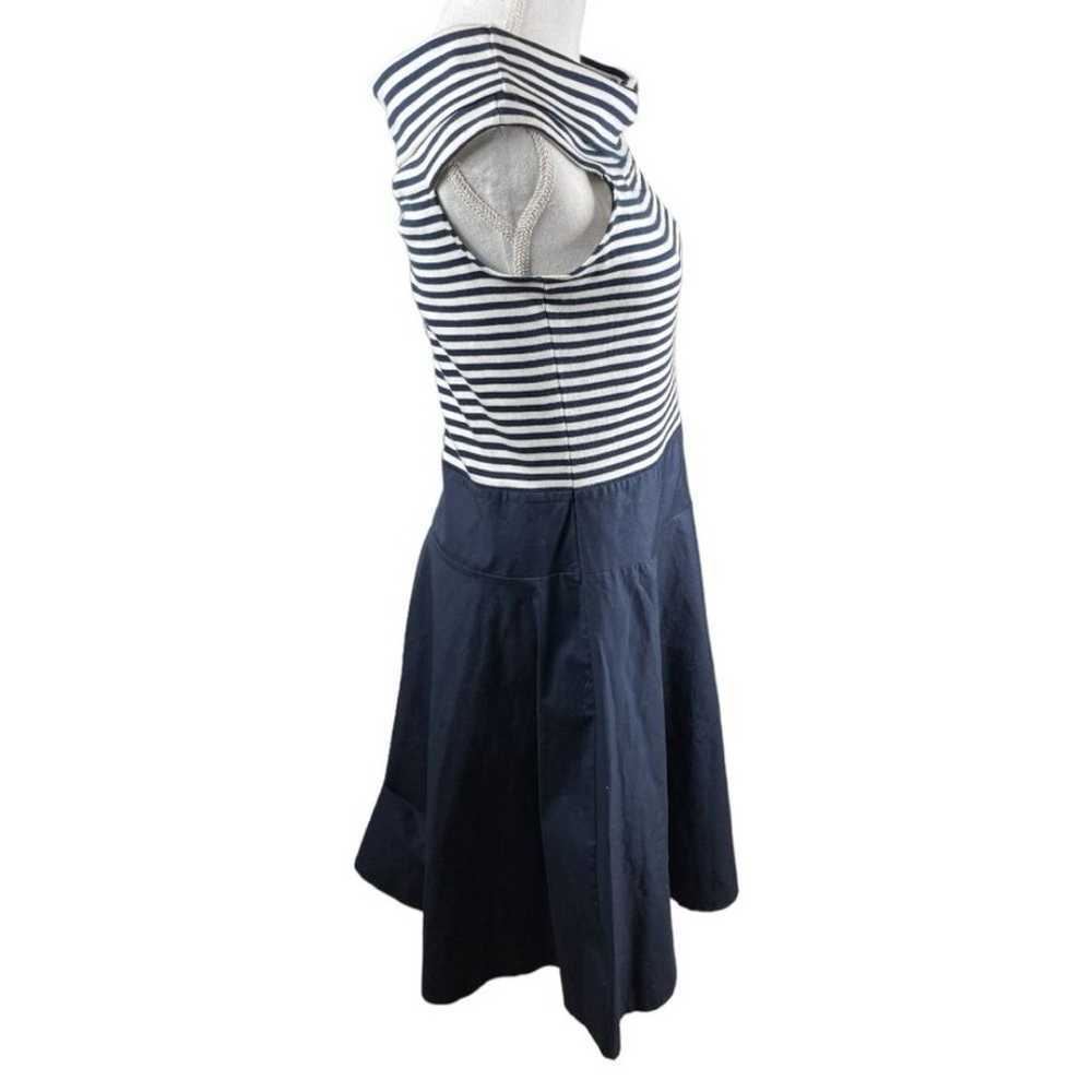 Lauren Ralph Lauren Blue White Stripe Shoulder & … - image 2