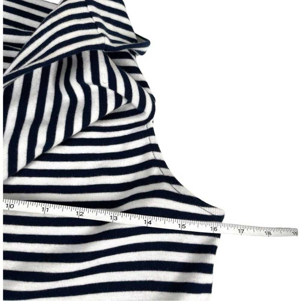 Lauren Ralph Lauren Blue White Stripe Shoulder & … - image 8