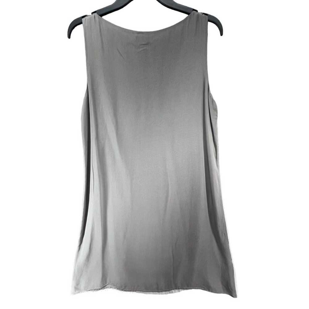 Eileen Fisher Dress Womens S Gray Ombre Silk Geor… - image 4