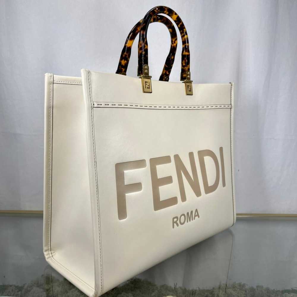 Fendi Leather tote - image 3