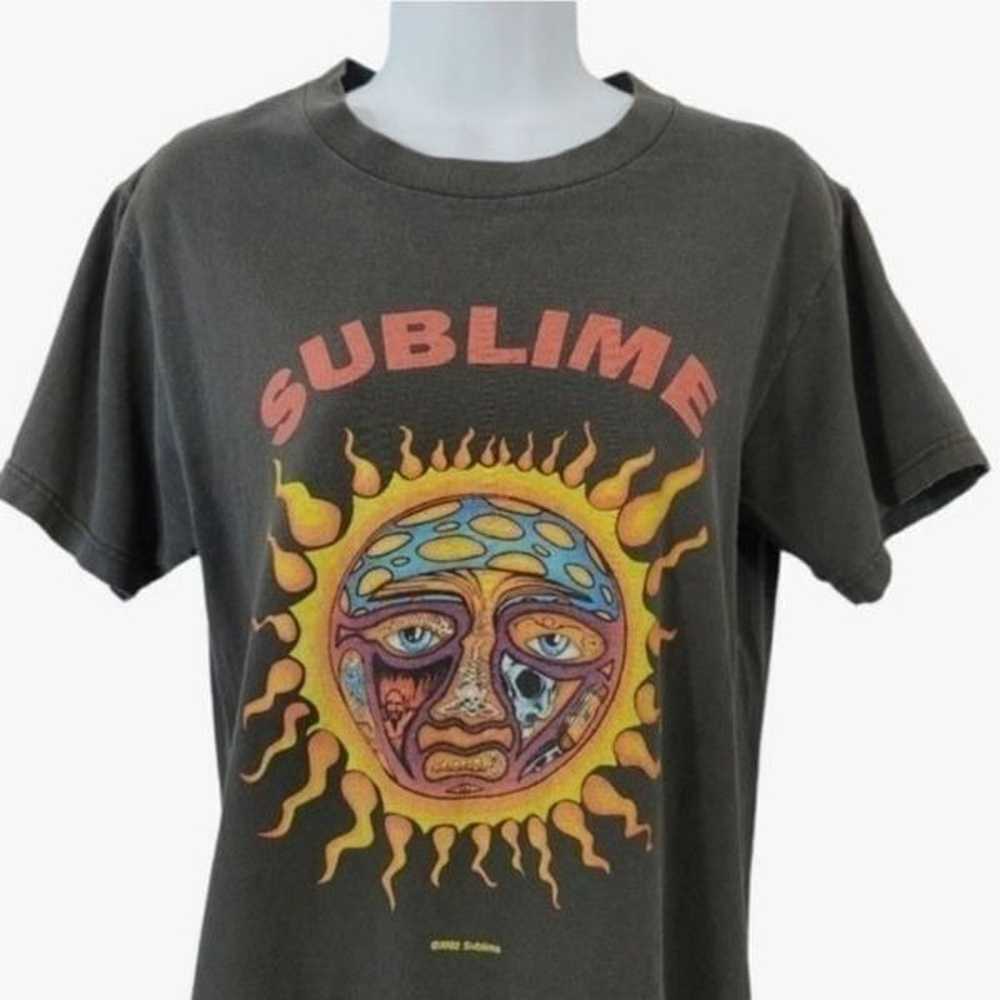 Vintage Y2K 2002 Sublime Graphic Band Tee T-shirt… - image 5