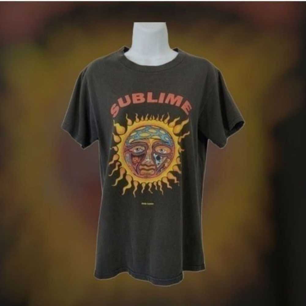 Vintage Y2K 2002 Sublime Graphic Band Tee T-shirt… - image 9