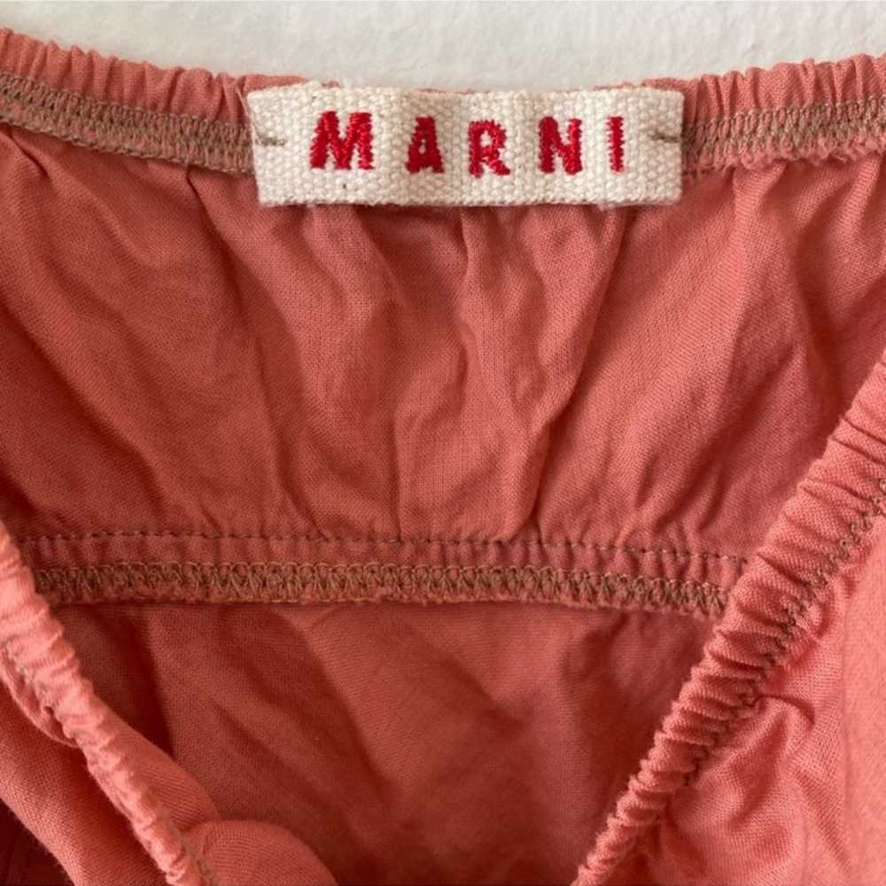 MARNI Dusty Rose Pink Cotton Camisole Tank Top - image 4