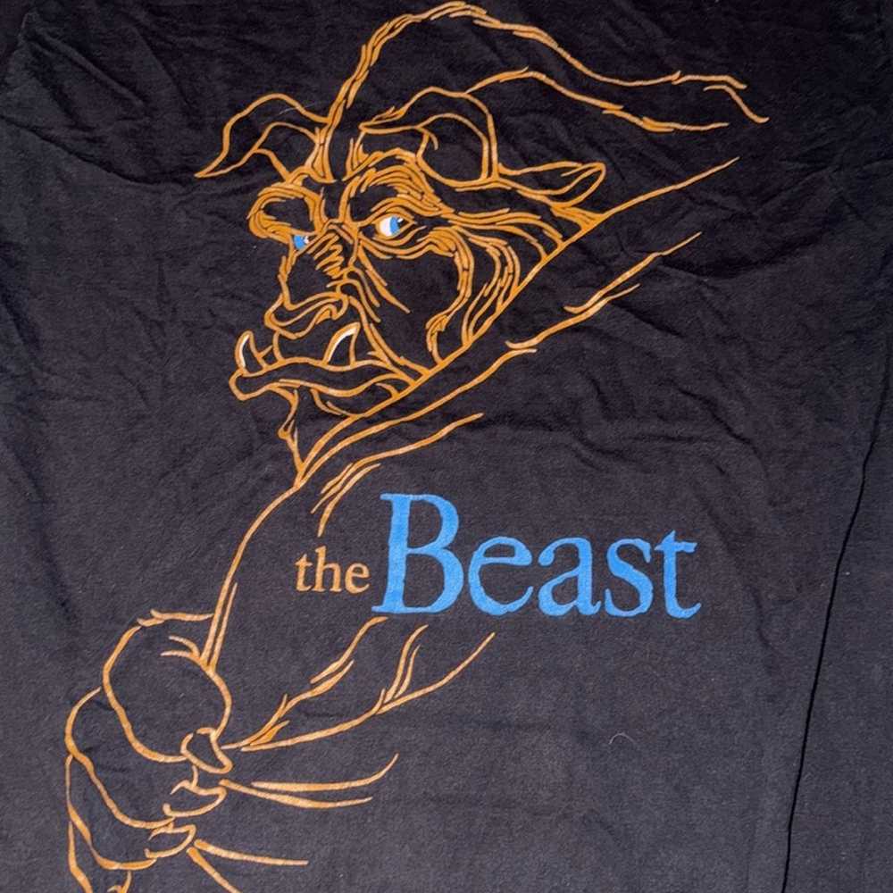 vintage beauty and the beast tee - image 3