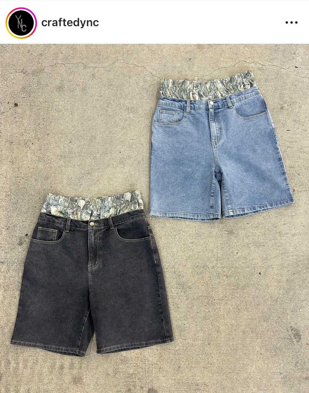 Other × Streetwear × Vintage Double waisted Jorts - image 4