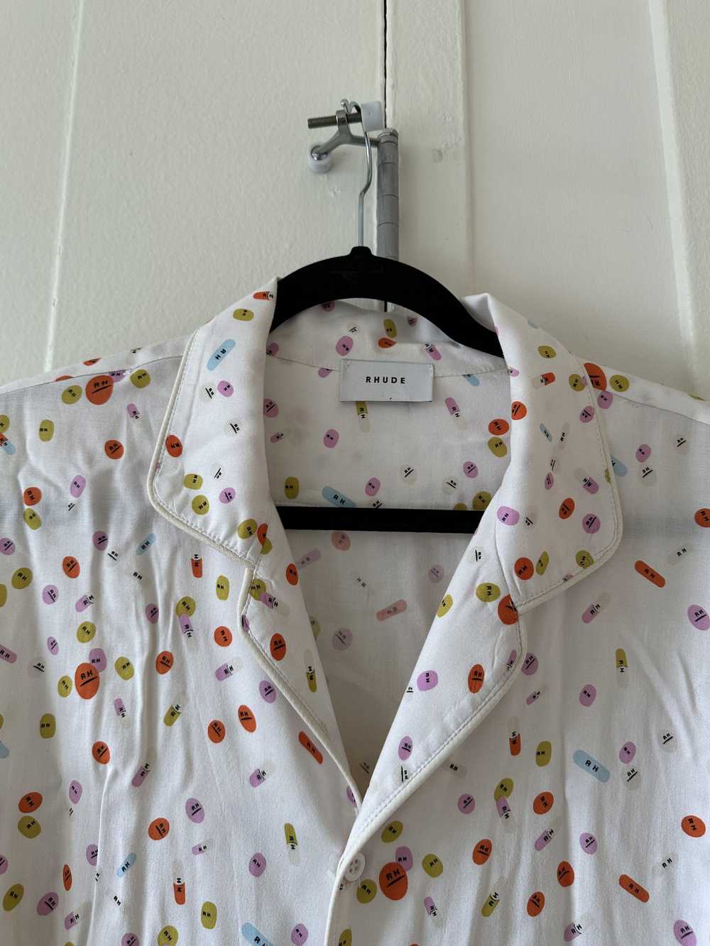 Rhude Rhude Pills Polka Dot Camp Collar Button Up… - image 2