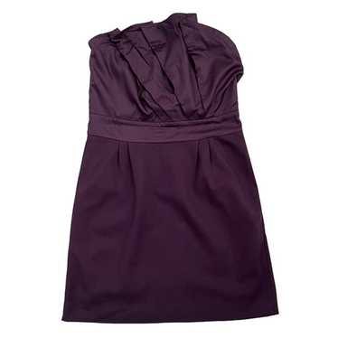 Deletta Strapless Purple Mini Dress Size S Anthrop