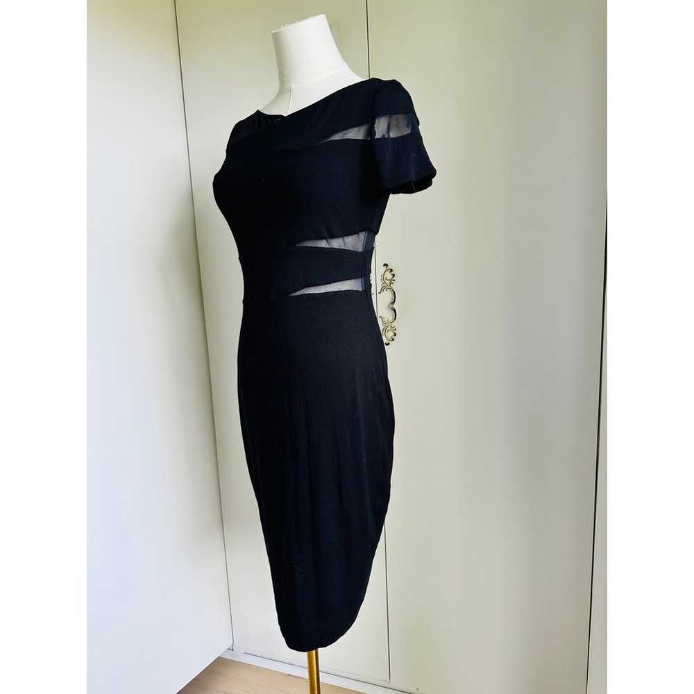 Bailey/44 Little black Dress Size medium Fitted c… - image 2