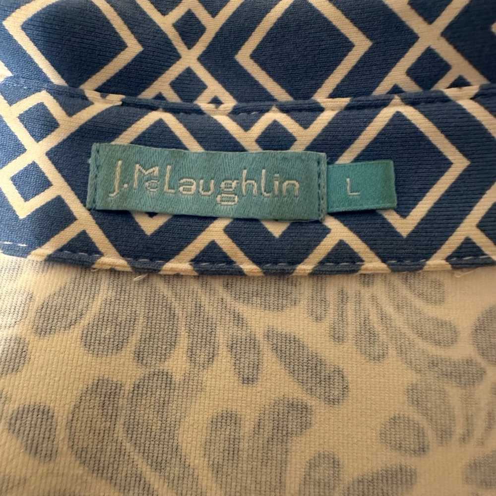 J.McLaughlin Kaitlyn Dress Size L Blue - image 11