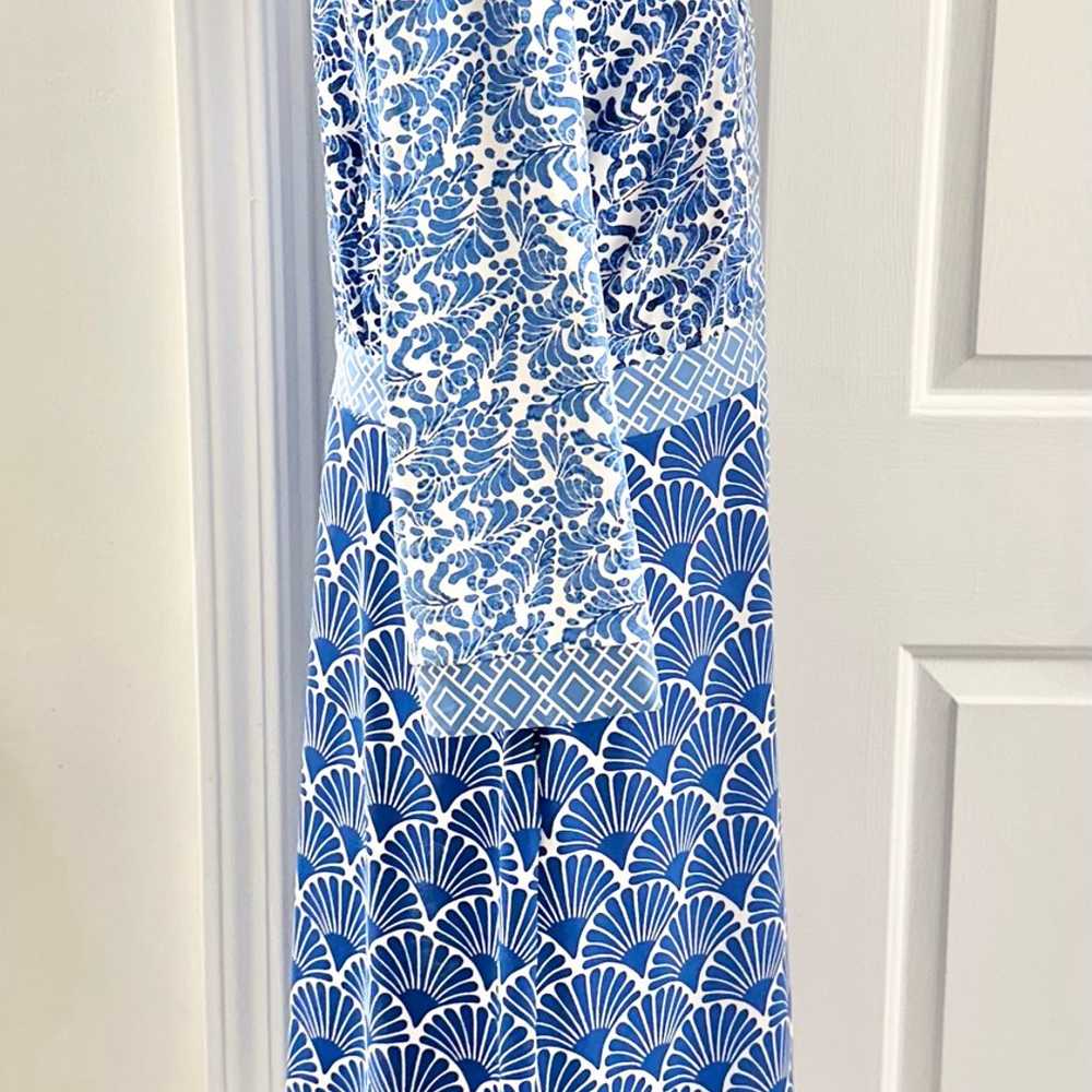 J.McLaughlin Kaitlyn Dress Size L Blue - image 6