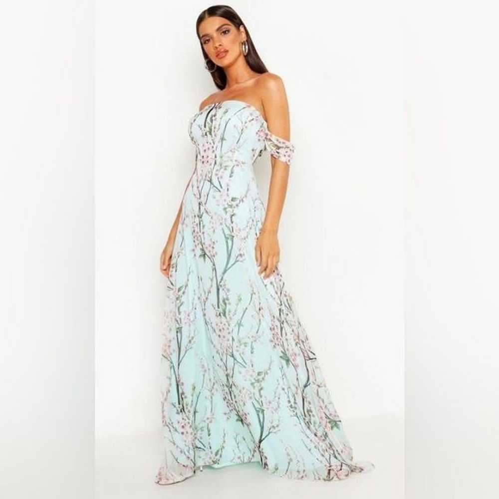 Jessica off shoulder floral maxi - image 1