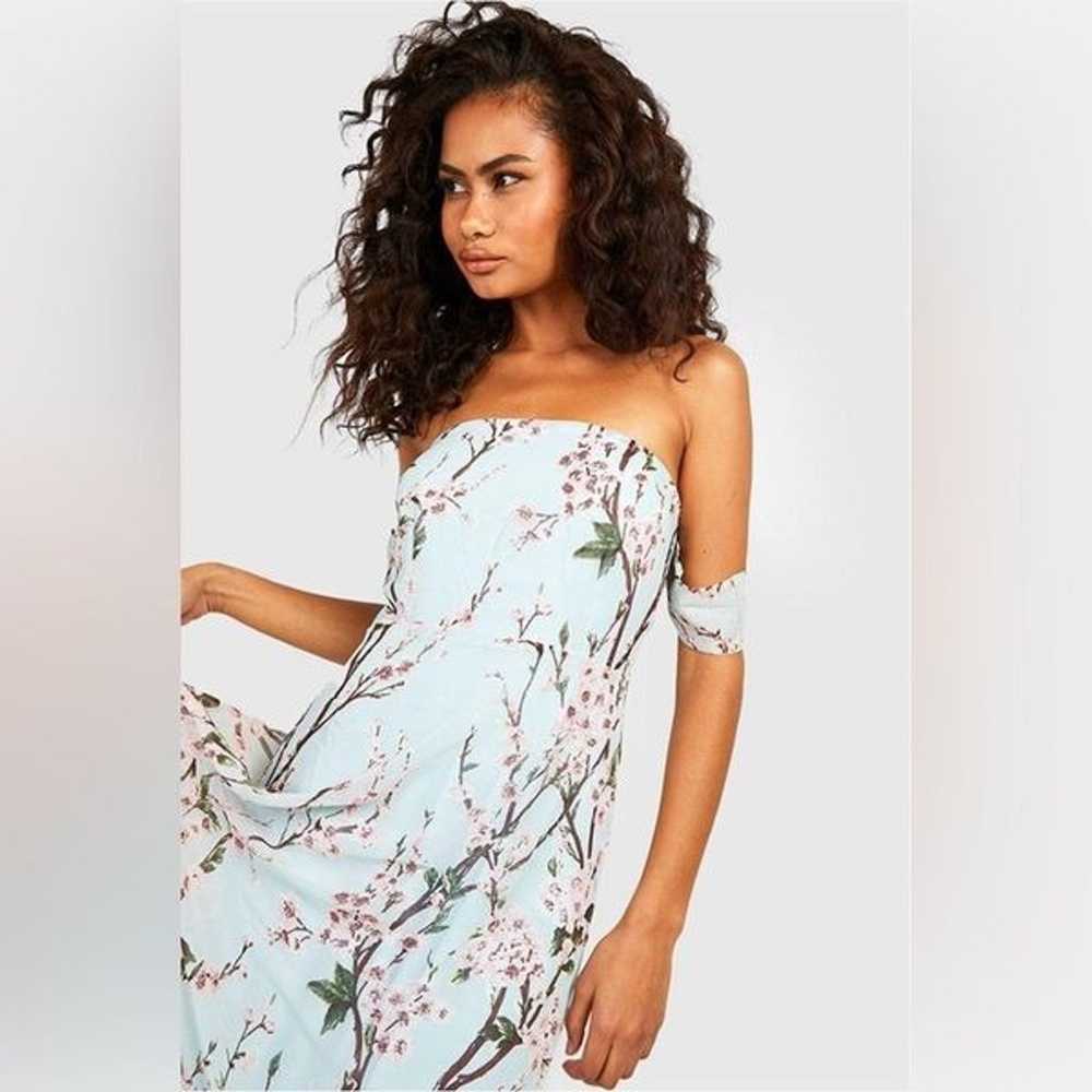 Jessica off shoulder floral maxi - image 5