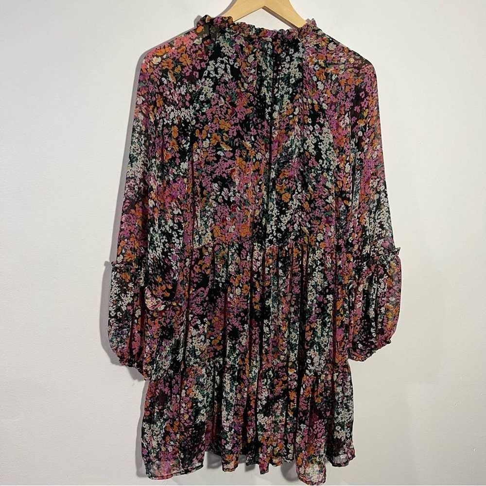 New Vince Camuto Floral Tiered Dress Size Small - image 9