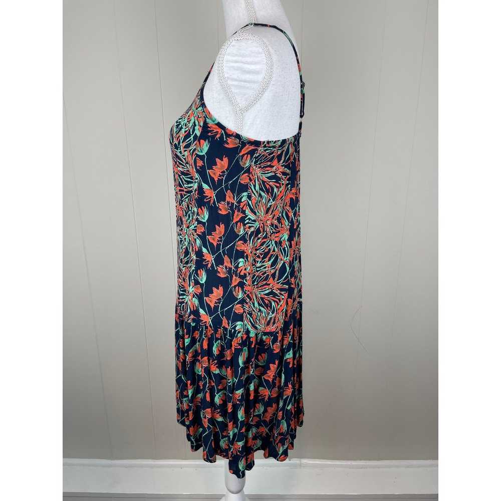 Raga Strap Blue Red Floral Summer Dress - image 5