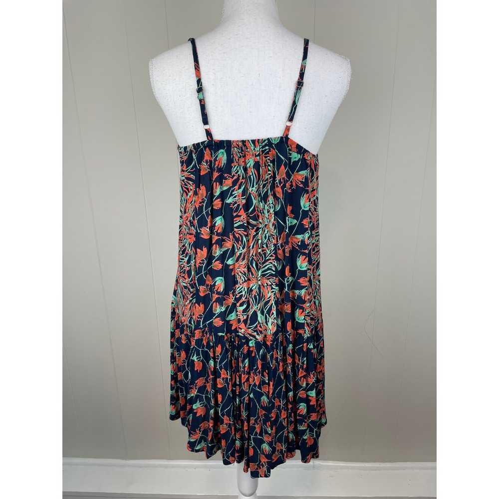 Raga Strap Blue Red Floral Summer Dress - image 6