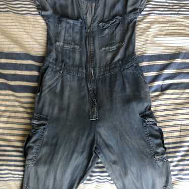 Velvet Heart Denim Jumpsuit: Size Medium - image 1