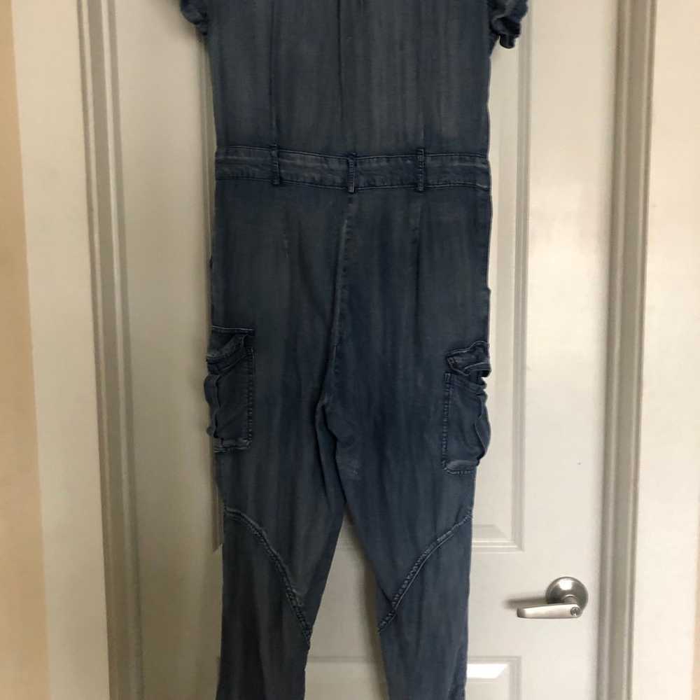 Velvet Heart Denim Jumpsuit: Size Medium - image 4