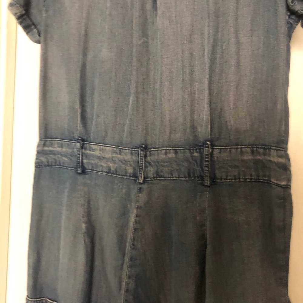 Velvet Heart Denim Jumpsuit: Size Medium - image 6