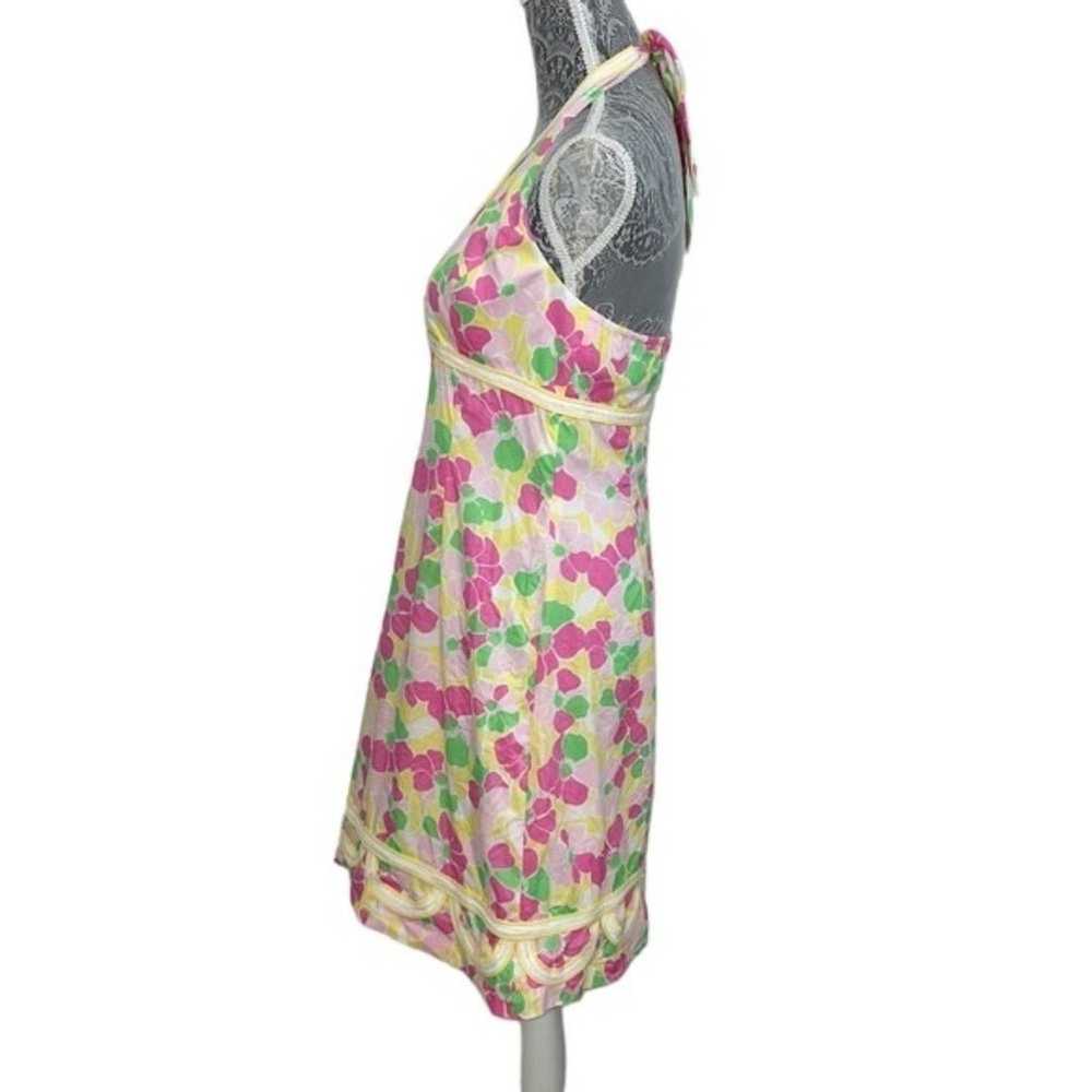 Lilly Pulitzer Size 8 halter neck sleeveless flor… - image 4