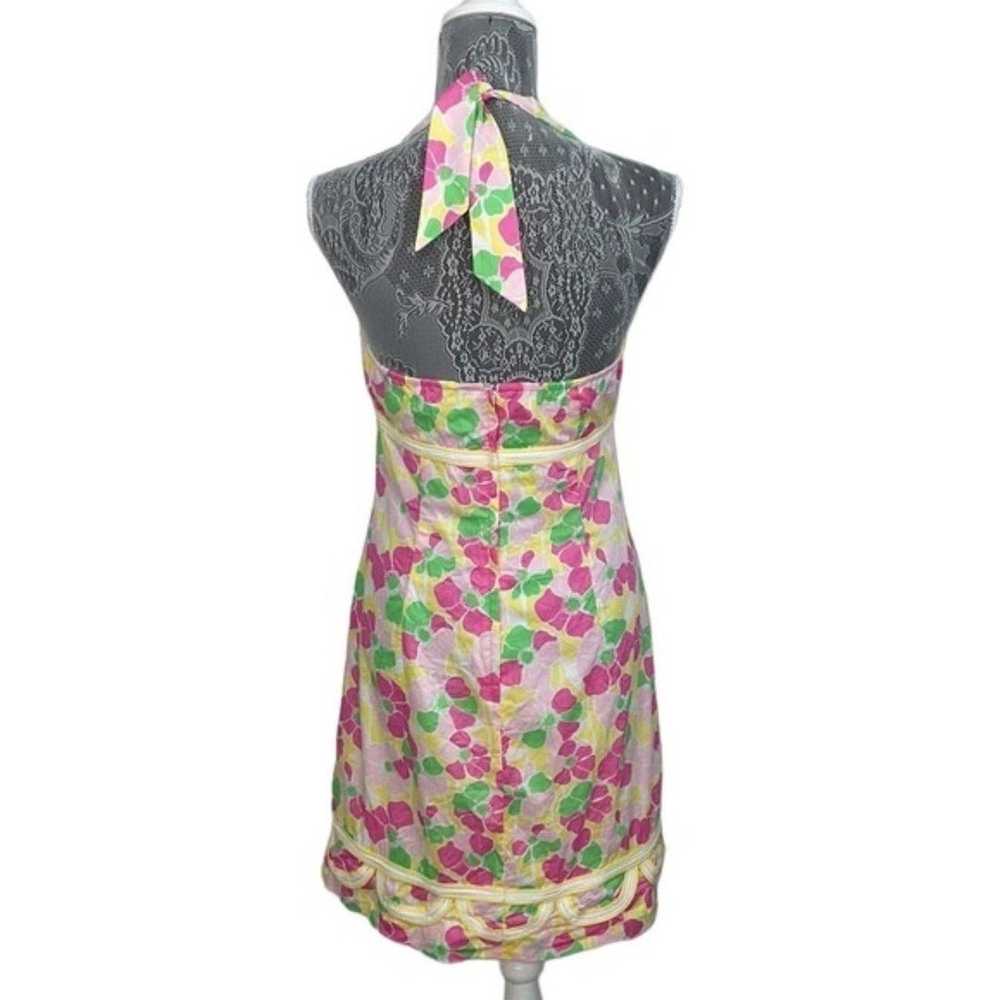 Lilly Pulitzer Size 8 halter neck sleeveless flor… - image 5