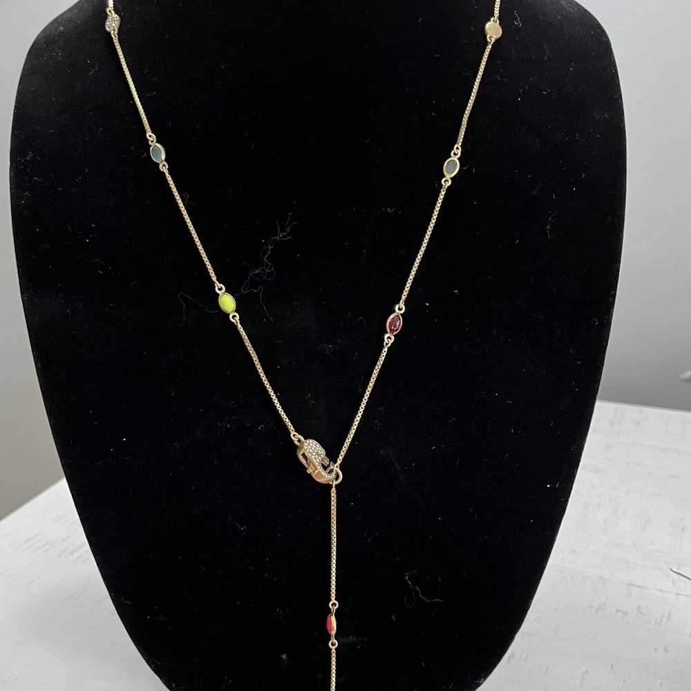 Modern Bohemian Lariat Necklace - image 2